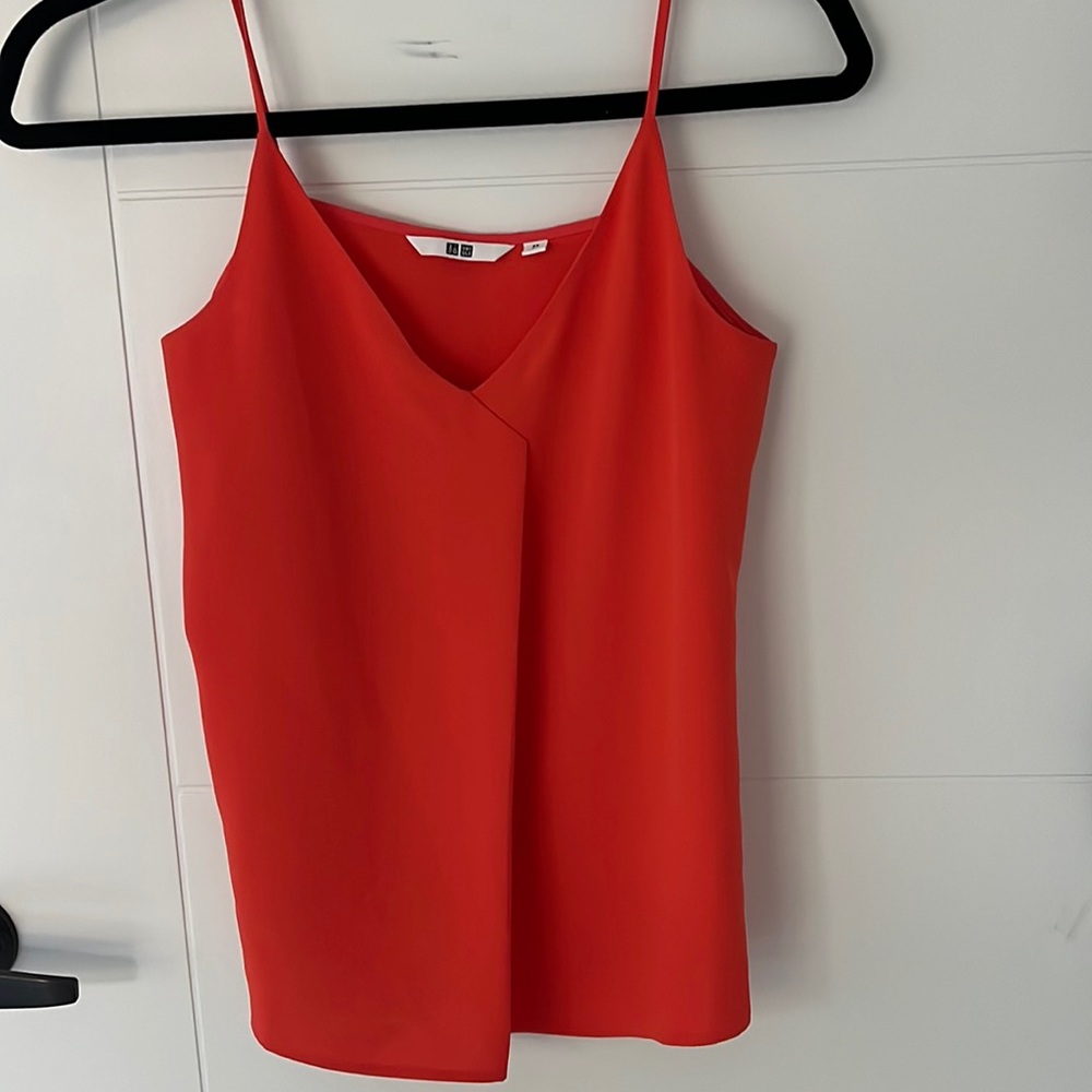 Red tank top